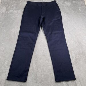 Katin Pants Mens 32 Navy Chino Straight Leg Stretch Cotton Spandex Blend Casual